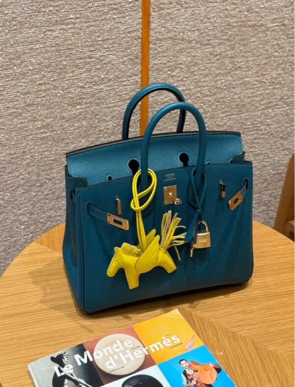 Bosphorus Green, imported from France, original factory-made leather with raised patterns for stitching.